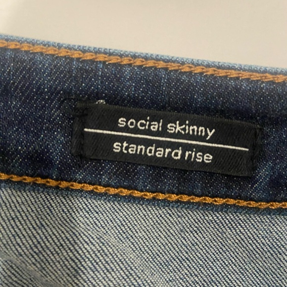 Sanctuary Dark Blue Social Skinny Jeans Size 34 - Picture 3 of 8